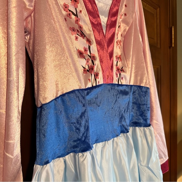 LITTLE ADVENTURES {NWT} Cherry Blossom Princess M 6-8 Disney Mulan costume dress - Picture 10 of 13